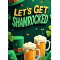 thumbnail image 4 of St Patricks Day Decoration Shamrock Beer Mug Green Hat Backdrop Banner Party Supplies Photography Props Festive Celebrations Bar Decor Holiday Fun, 4 of 8