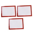thumbnail image 4 of 3 Pcs Silicone Baking Mat Non Stick Professional Grade Silicone Liner Mats Pastry Mat - 26x29cm, 4 of 8