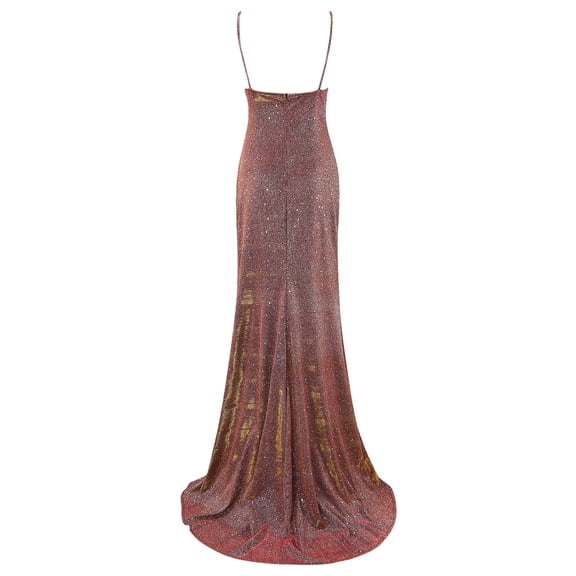 Vedolay Mini Dress Women's Floral Lace Maxi Dress 2023 Short Sleeve V Neck Bridesmaid Wedding Evening Party Dresses,Orange 3XL