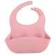 thumbnail image 1 of Silicone Waterproof Baby Kids Boy Girl Children Foldable Feeding Pocket Soft Bibs(Pink), 1 of 1