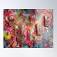 thumbnail image 2 of Universal Smile Poster Wall Art, Modern Wall Decor For Living Room Bedroom, 12x18 UNFRAMED, 2 of 3