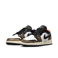 thumbnail image 2 of Big Kid's Jordan 1 Low SE "Wear Away" Black/White Onyx-White-Sail (DQ8421 001) - 5, 2 of 5