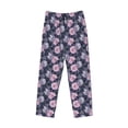 thumbnail image 4 of Xecao Flowers Men's Straight Lounge Pajama Pants: The Ultimate in Comfortable Sleepwear, 4 of 9