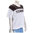 thumbnail image 2 of Filles A Papa TOMBOY Colorblock Logo T-Shirt, Brand Size 2 (Medium), 2 of 2