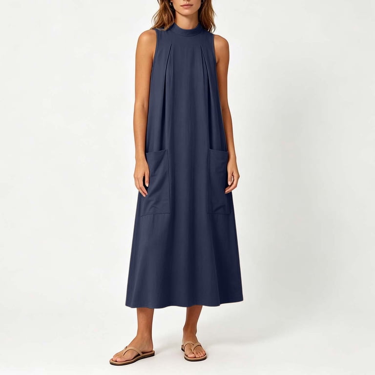 navy blue mock neck dress Ruched Slinky Mock Neck, Ella Mock Neck Maxi Dress in Navy, Size M, For GNO/Date Night