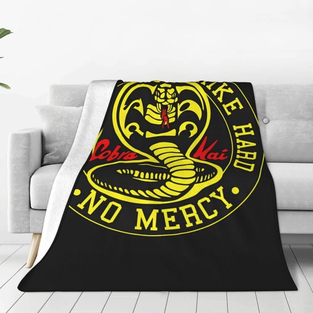Manta Cobra Kai para sofá: mantas súper suaves y acogedoras para mujeres, linda manta para niñas, 50 x 60 pulgadas para sofá, cama y decoración del hogar, manta de microfibra ultra suave