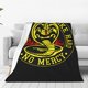 thumbnail image 1 of Manta Cobra Kai para sofá: mantas súper suaves y acogedoras para mujeres, linda manta para niñas, 50 x 60 pulgadas para sofá, cama y decoración del hogar, manta de microfibra ultra suave, 1 of 8
