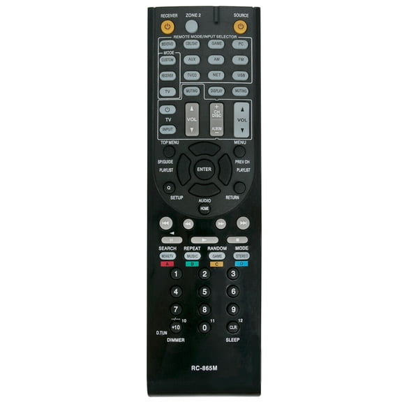 New RC-865M Replace Remote Control for Onkyo AV Receiver TX-NR525 TXNR525
