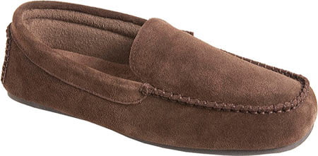 FreeStep George Mens Warm Fleece Lined Real Suede Slippers Shoes 