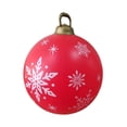 thumbnail image 4 of Bola inflable navideña de PVC Macarena grande copos de nieve, 4 of 8