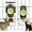 White Brown, variant on Hanging Automatic Food and Water Dispenser, Gravity Rabbit Feeder Set, Cage Cat and Bunny Food Bowl (Cage Grid Spacing Over 1.2'')