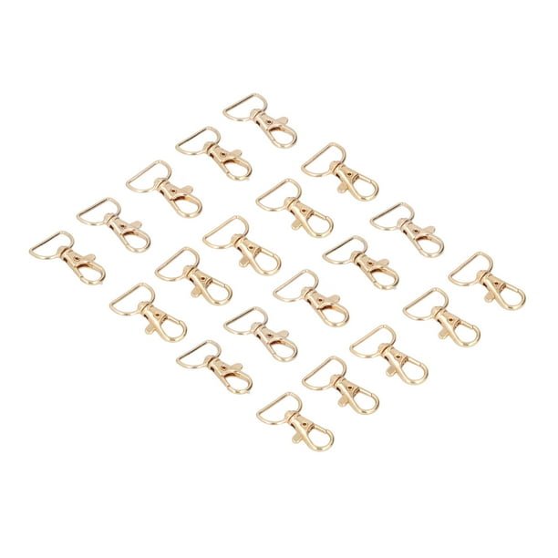 Clips para llavero, 20 piezas, Clip para llavero, ganchos para llavero de zinc, Clip para llavero, diseño de próxima generación Jadeshay A