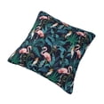 thumbnail image 2 of Rateoe Flamingos And Birds Pattern Throw Pillow Cover Premium Pillow Stuffer Sham Square for Decorative Cushion Bed Couch Sofa(Pillow insert not included), 2 of 8