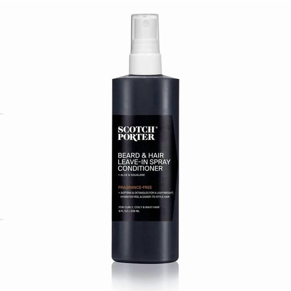 Scotch Porter Beard Leave In Conditioner Spray For Mens, 8 Oz. - 2 Pack