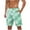 Mint Green, variant on Iugvhana Men's Summer Swim Trunks Quick Dry Swimming Trunks Floral Pineapple Beach Shorts with Drawstring and Pockets Blue#1 M