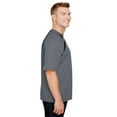 thumbnail image 4 of Men's Spartan Short Sleeve Color Block Crew Neck T-Shirt - GRAPHITE/ BLACK - 3XL, 4 of 4