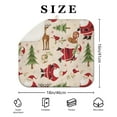 thumbnail image 4 of Beige Christmas Santa and Animal Pattern Dish Drying Mat for Kitchen 1 Pack, Ultra Absorbent Microfiber Dishes Drainer Mats,16x18in(41x46cm), 4 of 6