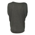 thumbnail image 3 of BELLA + CANVAS Women's Flowy Circle Top in Dark Grey Heather L | 8806, 3 of 5