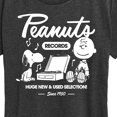 thumbnail image 3 of Peanuts - Snoopy Charlie Brown Records - Women's Short Sleeve Graphic T-Shirt, 3 of 6