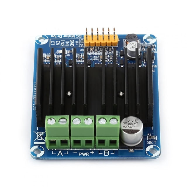 Motor Controller, 1Pcs Motor Driver, H Bridge Motor Driver Board Module Dual-channel For Current Limit Smart Car