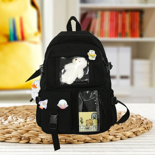 Mochila para mujer mochila escolar de viaje mochila para exteriores mochila grande para ninos mochila escolar mochila para estudiantes ninas y negro Fernando Bolsa escolar Bodega Aurrera en linea