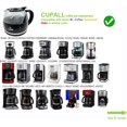 thumbnail image 7 of 12-Cup Glass Replacement Coffee Carafe - Compatible with Mr. Coffee, Black & Decker, Cuisinart - BPA-Free, Dishwasher Safe - Easy Pour Design|12 Cup Replacement Glass Coffee Carafe ‚Äö√Ñ√¨ Compatible, 7 of 7