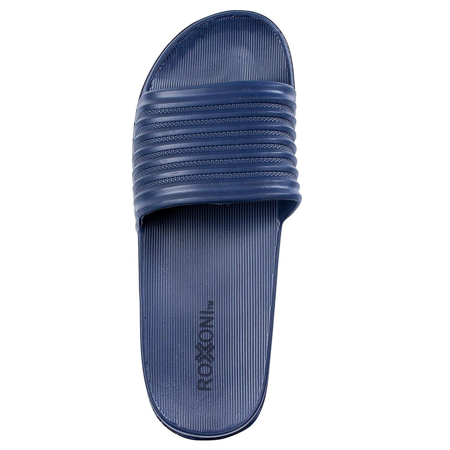 Mens Comfort and Lightwight Flip Flop Slide Sandals Rubber Shower Shoes