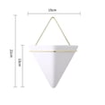 thumbnail image 2 of Triangur de Pared Geométrica Zulema 2pc Plantador colgante, 2 of 5