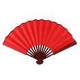 thumbnail image 1 of Xuanheng 3X Bamboo nese Kung Fu Tai DIY Hand Folding Fan Performance Dance Red, 1 of 8