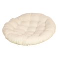 thumbnail image 3 of Colchón colgante de silla de huevo almohadilla colgante de silla redonda de sillón al aire libre cojín para la oficina de cocina balcón de balcón casa Beige, 3 of 8