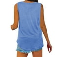 thumbnail image 6 of Nfurl Workout Womens Tank Tops Summer V Neck T Shirts Casual Sleeveless Basic Tees Flowy Solid Color Tanks Lightweight Moisture Wicking Sports Tops, 6 of 8