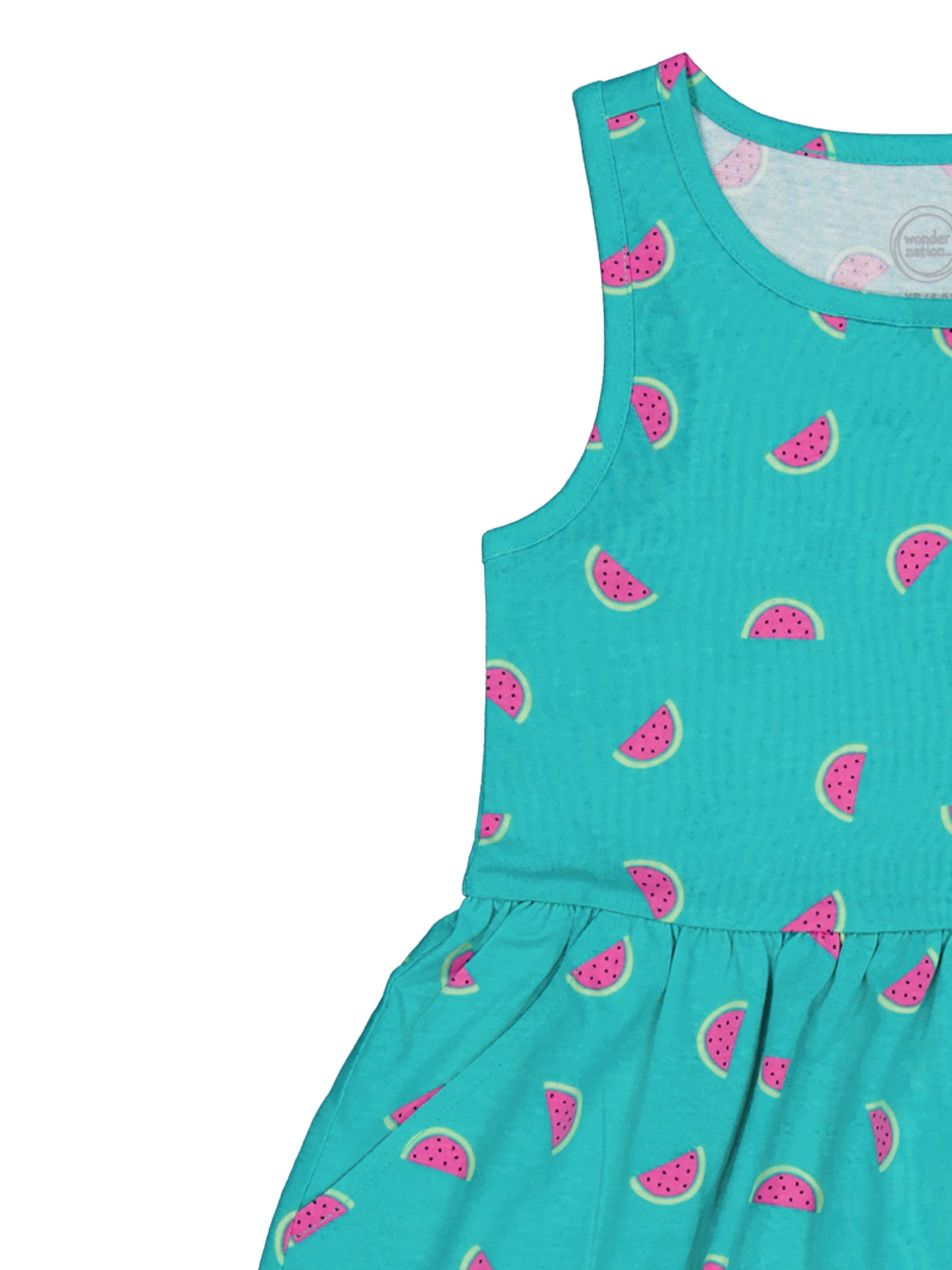 Wonder Nation Girls Tank Play Dress,Sizes Xs-LP