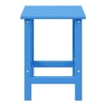 thumbnail image 3 of WestinTrends Outdoor Side Table, All Weather Poly Lumber Adirondack Small Patio Table Square End Table for Pool Balcony Deck Porch Lawn Backyard, Pacific Blue, 3 of 15