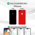 thumbnail image 2 of Entronix Silicone Case Compatible with iPhone 7 Plus / iPhone 8 Plus, Protective Cover, Red, 2 of 6