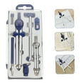 thumbnail image 4 of MasteelfCA 1 Set 7pcs Multi-functional Drawing Compasses Practical Drawing Tools (Blue), 4 of 7