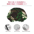 thumbnail image 4 of KLL Camouflage Skull Pattern Shower Cap & Bath Cap for Women,Reversible Oversized Waterproof Shower Caps for all Hair Lengths,Elastic Reusable Bathing Hair Cap, 4 of 7