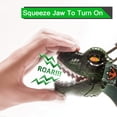 thumbnail image 4 of Faros delanteros Lelefa Dinosaur Kids T-Rex con 4 modos de iluminación, color verde, 4 of 7