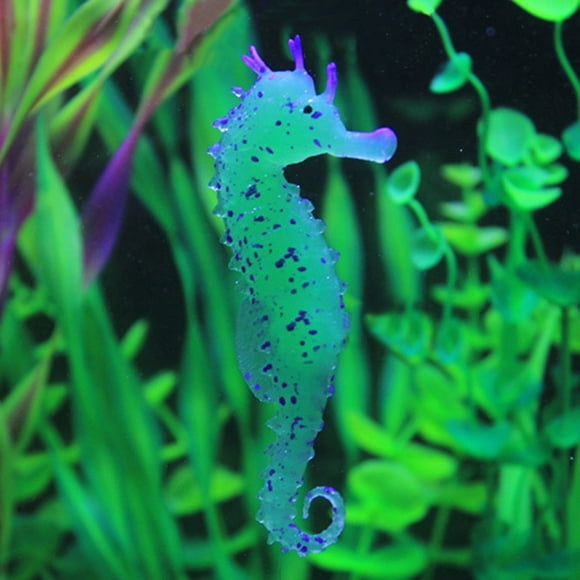 Agiferg Aquarium Fish Tank Landscaping Decor Glowing Effect Animal Sea Ornament