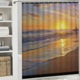 thumbnail image 6 of Orinice Sunset Person Walking Surfboard Bathroom Decor Set with Hooks Colorful Luxurious Graphic Print Polyester Fabric Fashion Shower Curtain 100% Polyester for Bathroom Decoration 60x72, 6 of 7