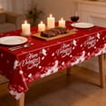 thumbnail image 4 of Tumao Valentine's Day Tablecloth 2 Pack Heart Red Plastic Party Decorations 54"x108" Table Cover Anniversary Valentines Wedding Birthday, 4 of 7