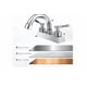 thumbnail image 4 of Mezcladora para Lavabo de Baño, Grifo para Lavabo de Baño, Llave Mezcladora para Baño, Grifo de Baño, Llaves Lavabo Baño Xtellar plateado, 4 of 4
