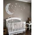 thumbnail image 4 of Moon and Stars Night Sky Vinyl Wall Art Decal Sticker Design for Nursery Room DIY Mural Decoration, 4 of 4
