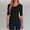 Black, variant on Womens Half Sleeve T-Shirts Summer V Neck Slim Fit Tops Solid Color Basic Tee Soft Layering Underscrubs Fashion Trendy Outfits 2026