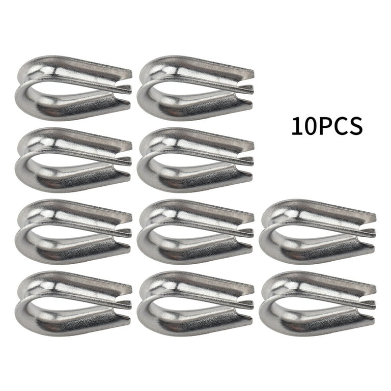 Stainless Steel Crimps for 1mm Stainless Steel Wire - 250/pk