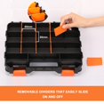 thumbnail image 4 of Mayouko Double Side Tools Organizer, Customizable Removable Plastic Dividers, Hardware Box Storage, Excellent for Screws,Nuts,Small Parts,, 4 of 9