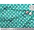 thumbnail image 2 of Soimoi Green Cotton Voile Fabric Check Check Printed Craft Fabric by the Yard 42 Inch Wide, 2 of 3