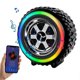 thumbnail image 4 of Car Wheel Shape Wireless Speaker with LED Light & Pocket Size Design - Handheld Compact Speaker, 4 of 5