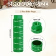 thumbnail image 2 of Uxcell 2 Pack Aluminum Alloy Bike Pegs Anti-Skid Fit 3/8 inch with Thin Line Green, 2 of 7