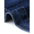 thumbnail image 5 of Agnes Orinda Women's Plus Size Denim Jacket Lapel Long Sleeve Button Washed Casual Jean Jackets with Pocket 2X Dark Blue, 5 of 6