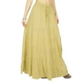 thumbnail image 2 of Phagun Women's Long Skirt Bohemian Gypsy Tiered Cotton Maxi Skirt Beach Wear, 2 of 7
